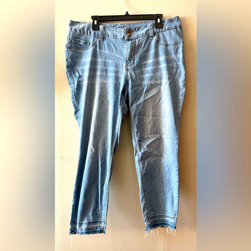 Woman Within ankle jeans. 18W.